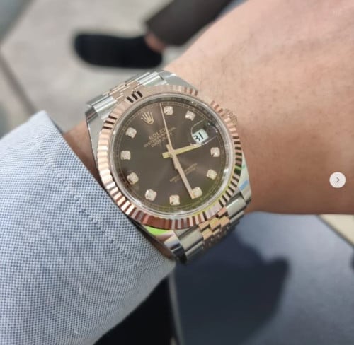 롤렉스 데이트저스트 41mm 126331 초콜릿 다이아 셋팅 쥬빌리