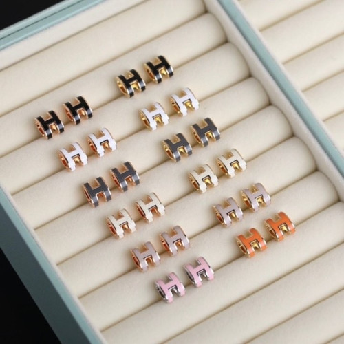 #쥬얼악세사리 HE.RMES pop h mini 귀걸이 (수입) (min 902557)