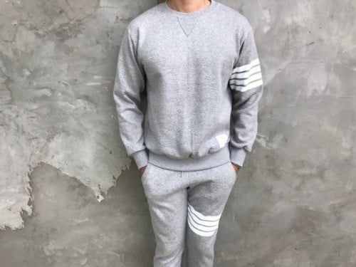 💕 톰* 사선 맨투맨 조거팬츠 세트