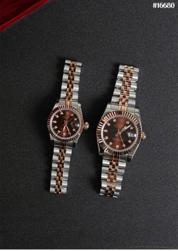 🔆 [ROLEX] 로렉스 레이디 데이트저스트 초콜릿 다이아 셋팅 쥬빌리 에버로즈 골드 콤비 🔆