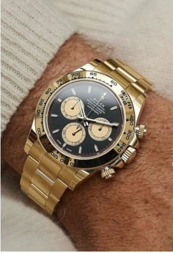 💕 로** 코스모그래피 데이토나 40mm 인텐스 블랙 샴페인 오이스터