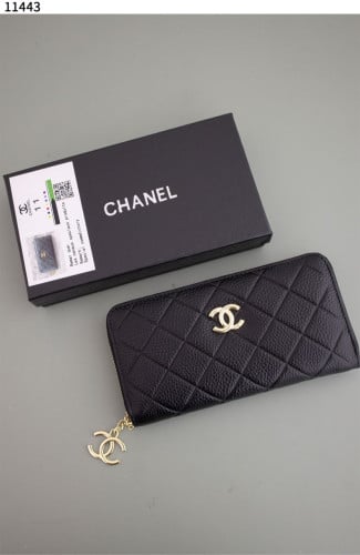 #샤넬 [Chanel]  샤넬 블랙 소프트 캐비어 금장 지피 월릿 신상입고💢 #지갑 #11443