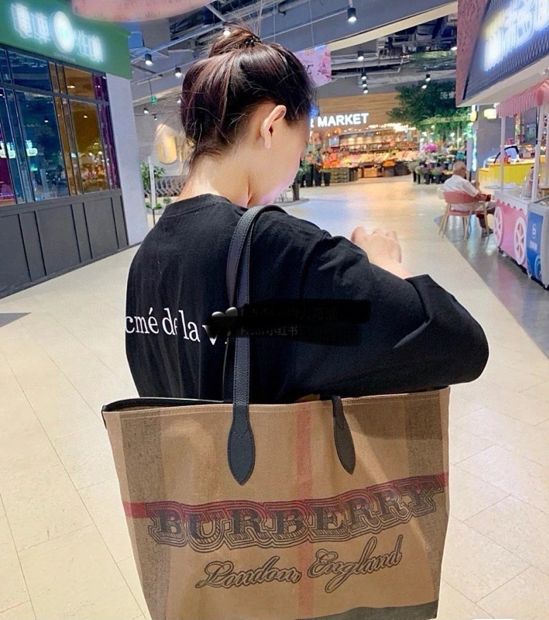 💕 버** 두들 캔버스 리버시블 쇼퍼백 파우치 세트