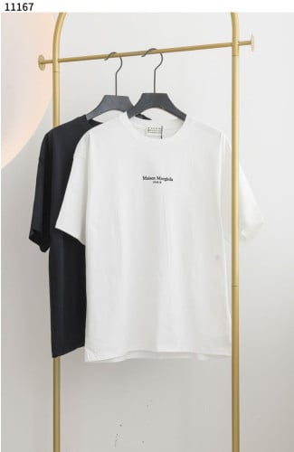 #메종마르지엘라 [Maison Margiela] 마르지엘라 유니섹스 옵틱 로고 반팔 티셔츠 신상입고💢 #상의 #티셔츠 #11167