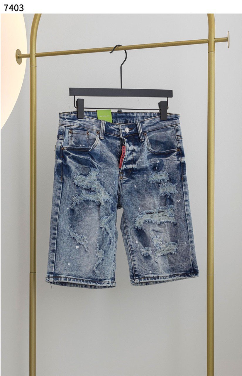 #디스퀘어드2 [dsquared2] MEDIUM MENDED RIPS WASH MARINE SHORTS 신상입고💢 #하의 #팬츠 #7403