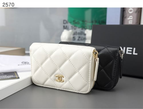 #샤넬 [Chanel]  샤넬 클래식 지퍼 램스킨 카드지갑 정품급  신상 재입고💢 #테그 #지갑 #2570