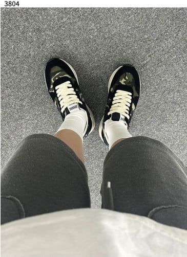 #골든구스 [GOLDEN GOOSE] 수입프리미엄급 카모플라주 프린트 나일론 런닝솔 세일💢💢💢 #태그 #신발 #3804