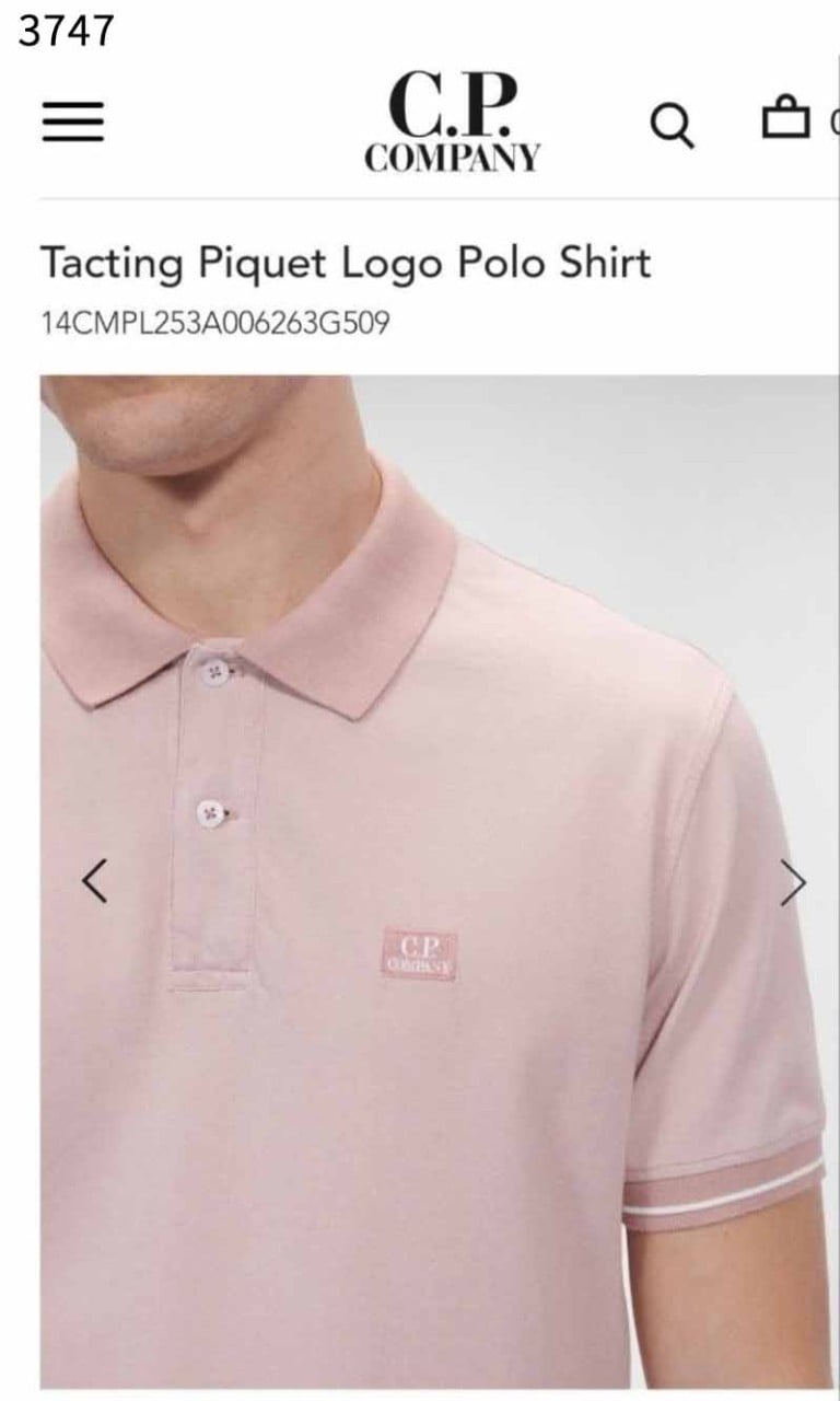 #씨피컴퍼니 [C.P company] 택팅피케이 로고폴로셔츠 단가인하💢 #테크 #상의 #티셔츠 #3747