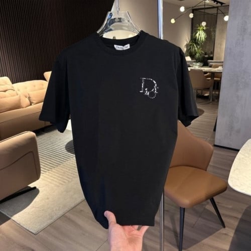 💕 디* 백 오블리크 로고 티셔츠