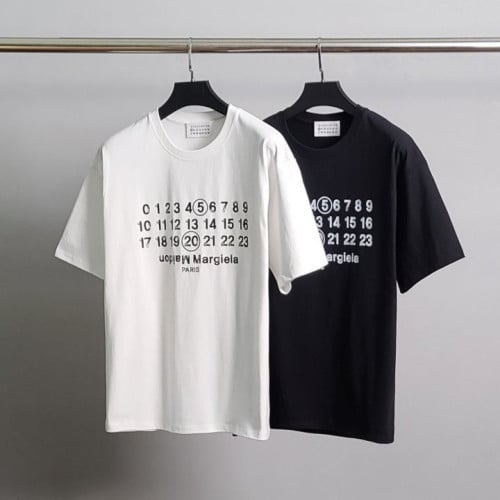 💕 메* 마르지엘라 넘버레터링 코튼 반팔티