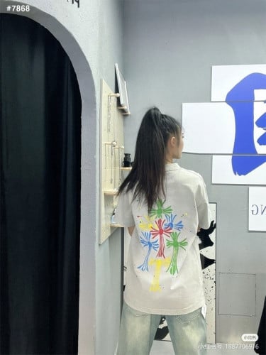 💕 크* 수입고급 컬러 십자가 티셔츠