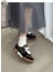 💕 펜* 수입프리미엄급 매치 블랙 스웨이드 캔버스 로우탑