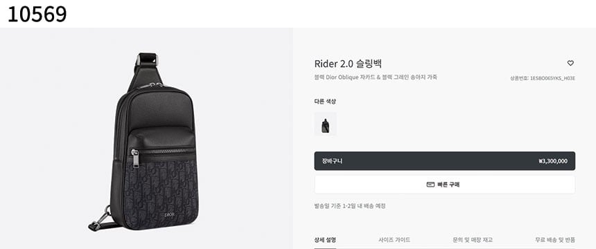 Rider 2.0 슬링백