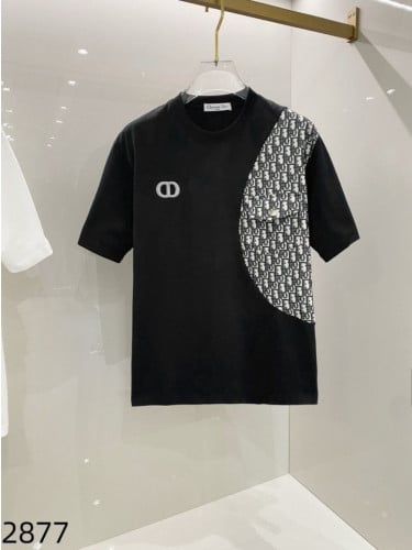 💕 디* 포켓 오블리크 티셔츠