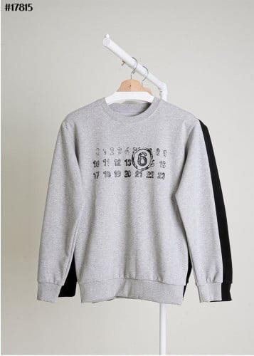 🔆 [Maison Margiela] 메종마르지엘라 빈티지 넘버링 프린팅 크루넥 맨투맨 티셔츠 🔆
