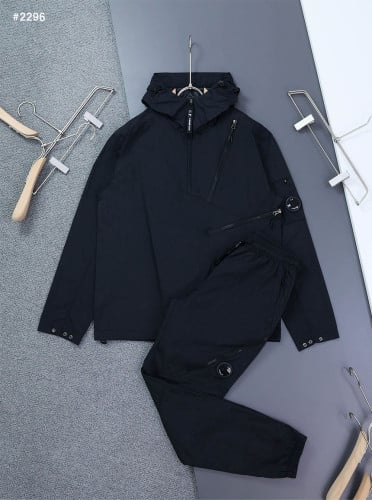 🍀 [C.P COMPANY] 씨피컴퍼니 가먼트다잉 언발 렌즈 아노락 집업 & 조거 팬츠 세트 🍀