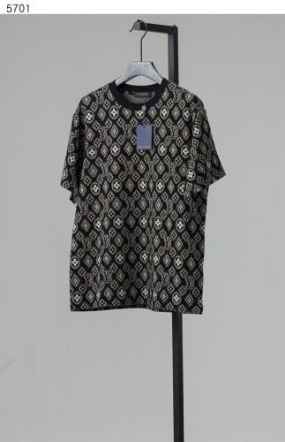 #루이비통 [LOUIS VUITTON] Louis Vuitton logo full-print letter T-shirt 세일💢💢💢 #상의 #티셔츠 #5701