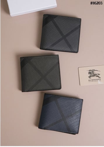 🔆 [BURBERRY] 버버리 런던 체크 레더 인터네셔널 반지갑 🔆