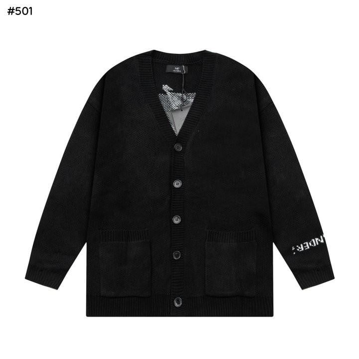 #아크테릭스 24fw 미니멀 그래피티 니트 가디건