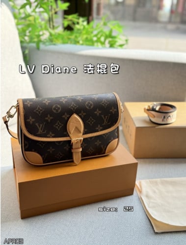 루이비통 다이앤 모노그램 핸드백 ( 블랙 )