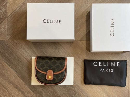 Celine ✅트리오페 카프스킨 숄더백