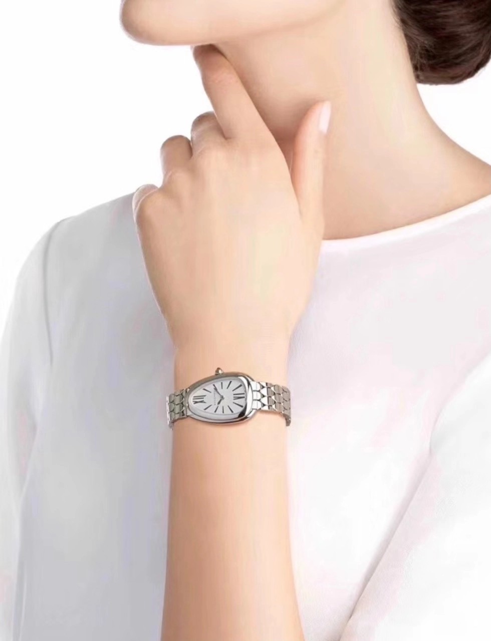 불가리 세르펜티 세두토리 화이트다이얼