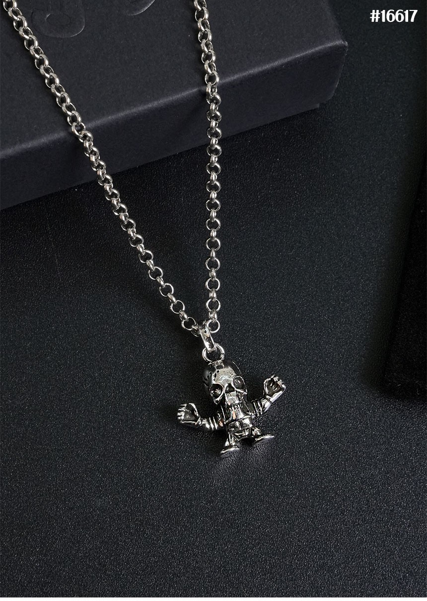 🔆 [Chrome Herts] 크롬하츠 다이아 포티 스컬 펜던트 네크리스 🔆