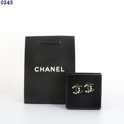 👹샤* 블랙골드 CC로고 귀걸이👹