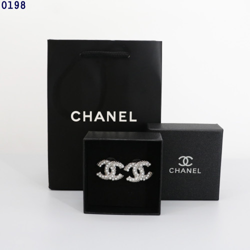 👹샤* 로고 진주 메탈 실버 귀걸이 👹