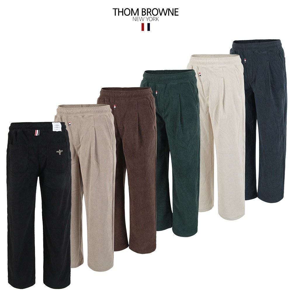 💕 톰* 융본딩 코듀로이 와이드 핀턱 팬츠