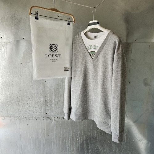 💕 로** 브이넥 트롱프뢰유 스웨이트셔츠