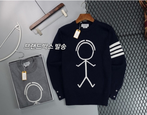 💕 톰* 사선 완장 메리노 아이콘 울니트➡️수입풀