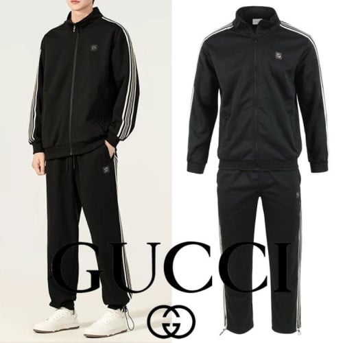 💕 구* 스트라이프 스틸로고 집업 셋업 ☆커플 착용 가능☆