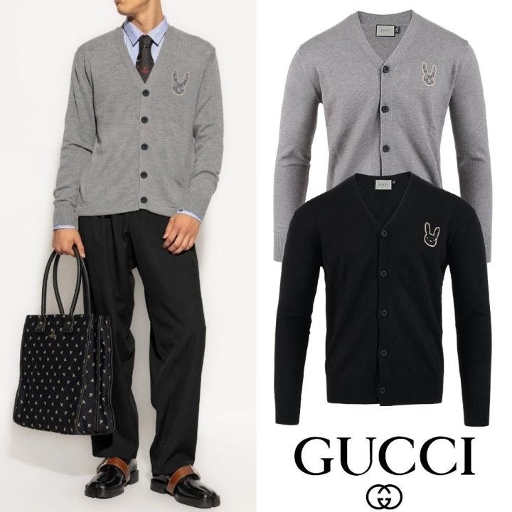 💕 구* 래빗 자수 울 가디건 ☆여성사이즈 추가