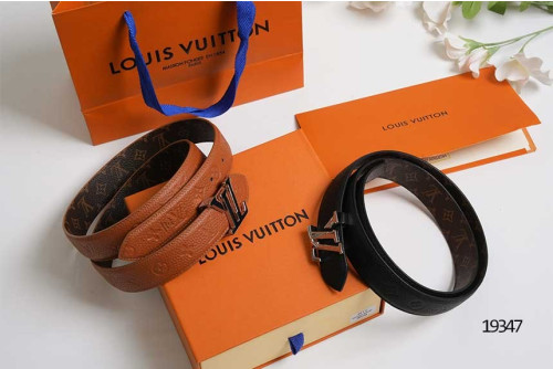 🔆 [LOUIS VUITTON] 루이비통 LV 모노그램 양면 은장 벨트🔆