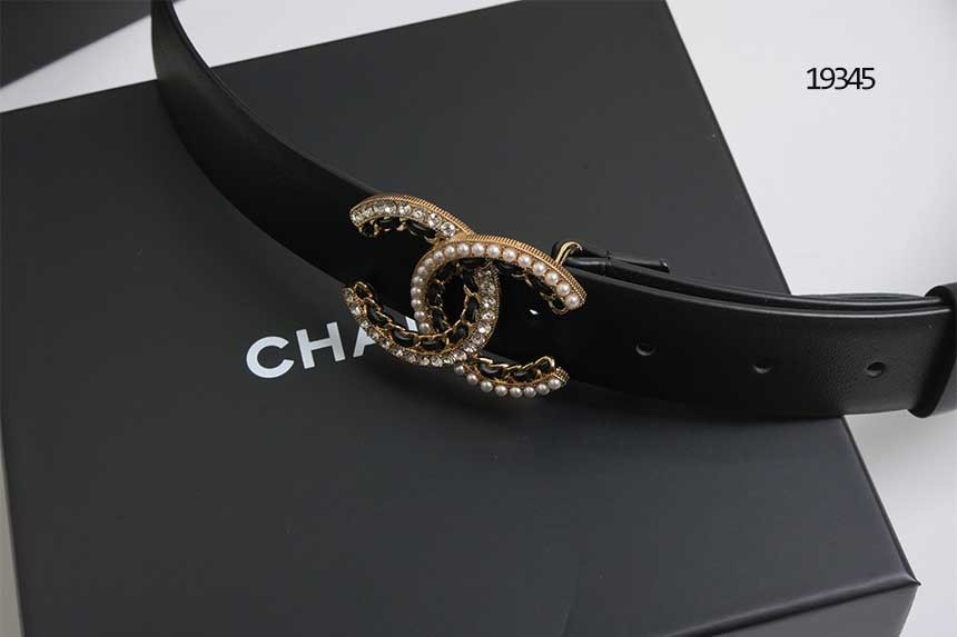 🔆[CHANEL] 샤넬 CC 펄,비쥬 포인트 여성벨트 🔆