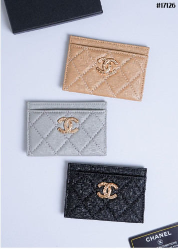 🔆 [CHANEL] 샤넬 케비어 그레인드 카드 케이스 🔆