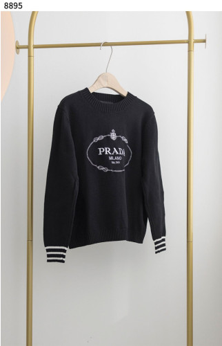 #프라다 [PRADA] 여성 캐시미어 울 로고 크루넥 스웨터 신상입고💢 #상의 #니트 #8895