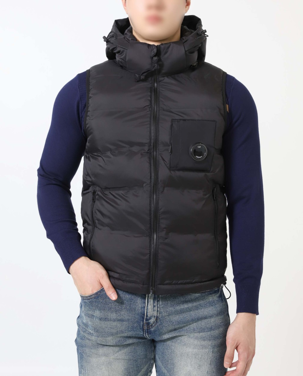 #시피컴퍼니 [ C.P ] 렌즈 밀레밀레아 베스트 입고💢 #남성상의 #패딩조끼