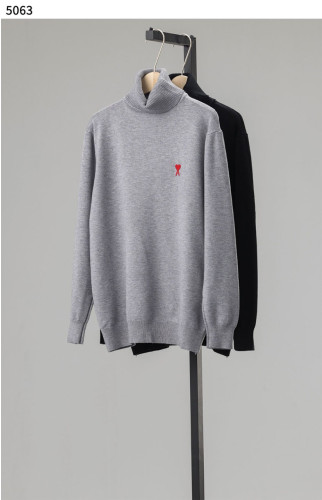 🍀 [AMI] 아미 수입고급 하트 로고 메리노 울 터틀넥 니트 🍀