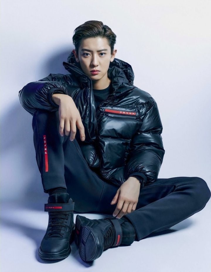 💕 프** 레드로고패치 숏다운 패딩