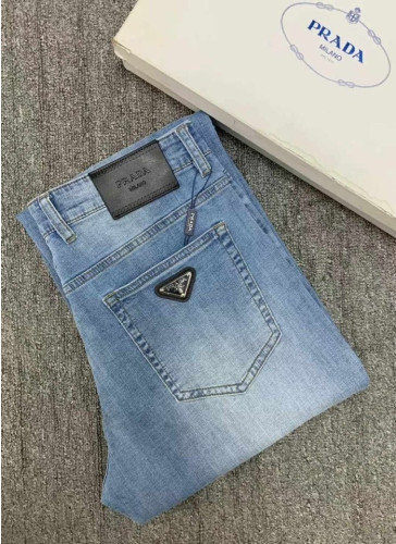 💕 프** 남성 스트레이트 핏 연청 데님