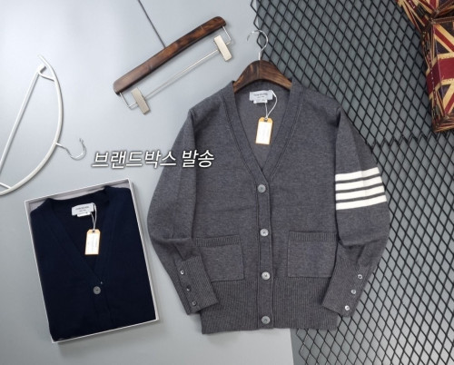 💕 톰* 사선 완장 메리노 브이넥 울가디건➡️수입풀(여성)