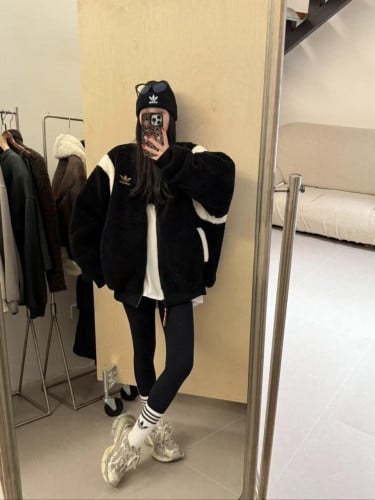 💕 아*** 남녀공용 리버시블 양털패딩(고퀼)