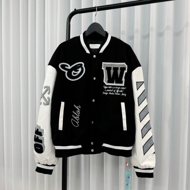 💕 오* 레아 바시티 봄버 자켓