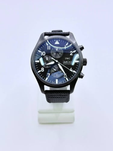 iwc 파일럿 워치 크로노그래프 블랙