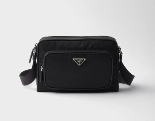 💕 프** 리나일론 및 사피아노 가죽 숄더 백