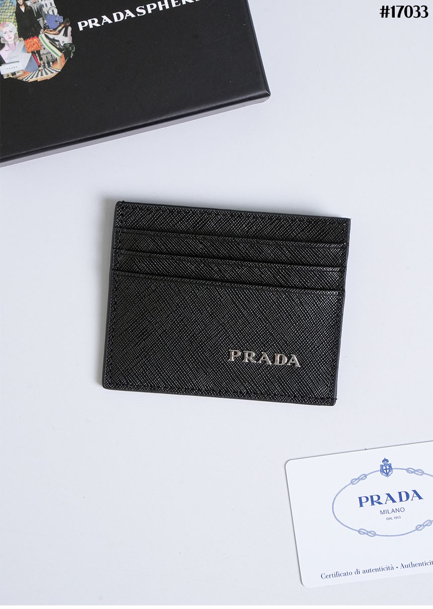 🔆 [PRADA] 프라다 사피아노 바이컬러 카드 홀더 🔆