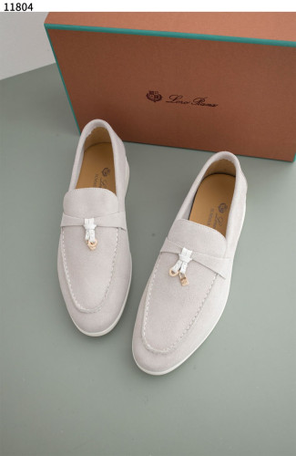 #로로피아나 [LOLO PIANA]  펄 그레이 스웨이드 썸머 참스 워크 로퍼 신상입고💢 #신발 #11804