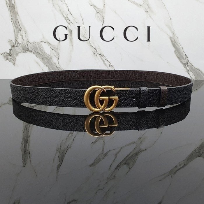 💕 ️구* 더블 G 버클 리버서블 벨트 ⚓846